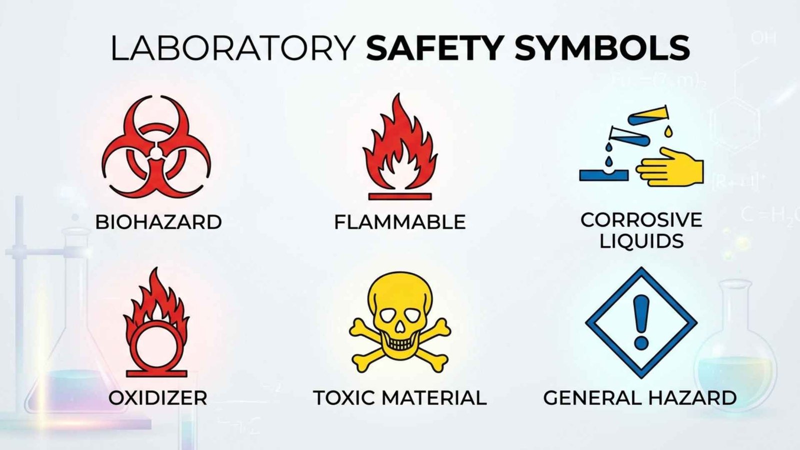 laboratory safety symbols